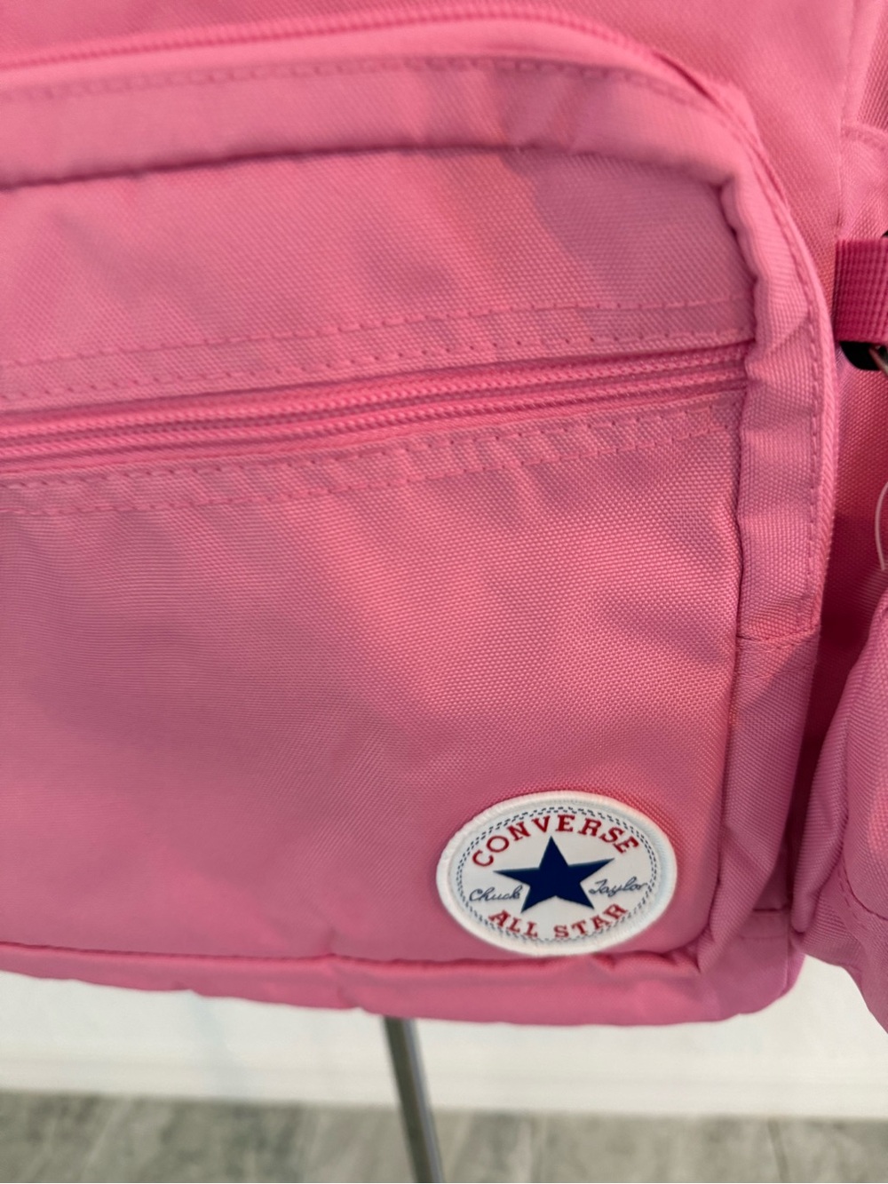 New womens Converse Pink Backpack with Detachable Pouch - Picture 3 of 9